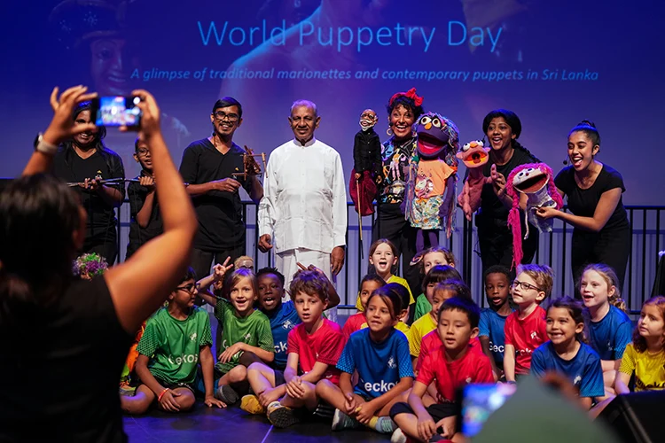 Image about Host Nation-Themed Puppet Show